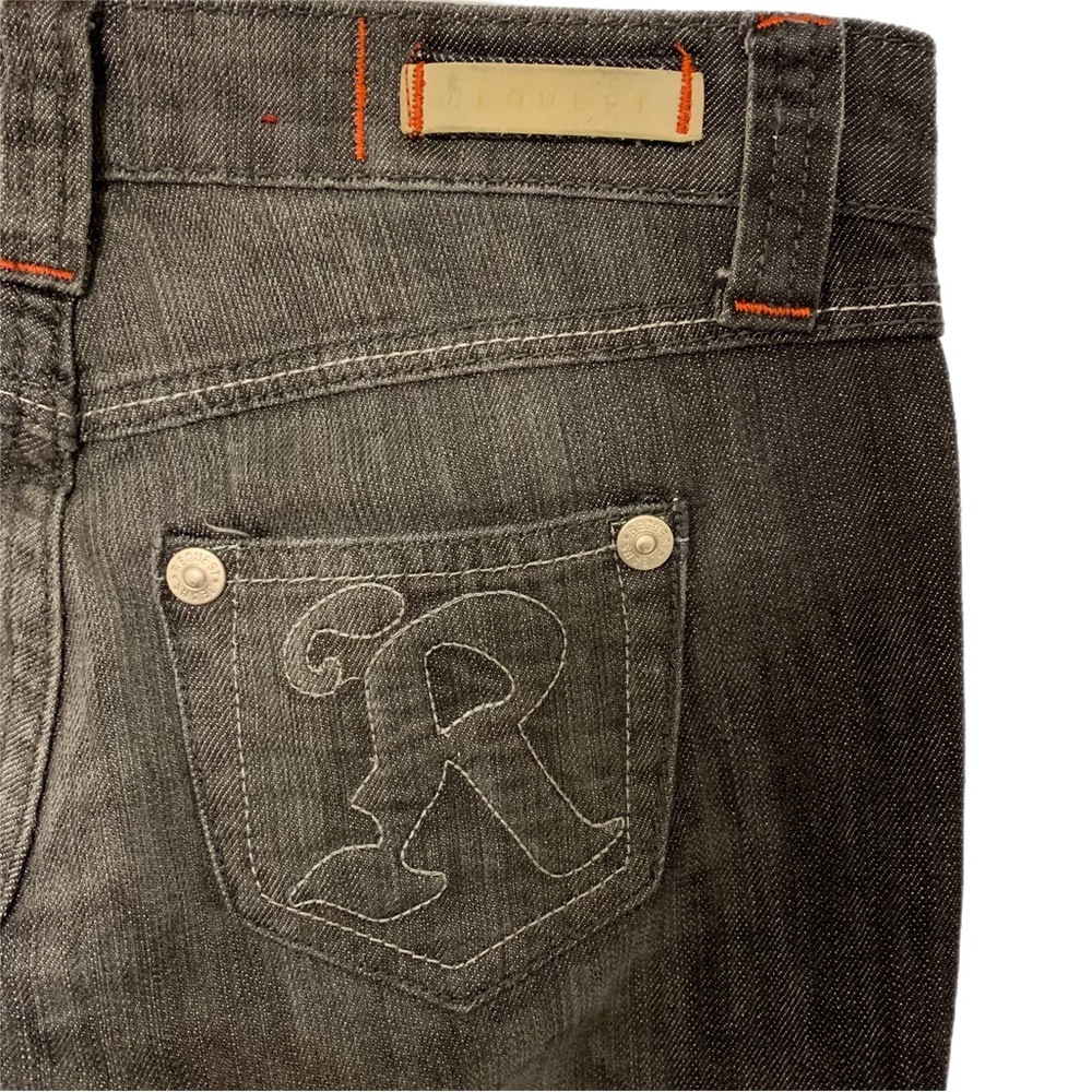Request Denim | NWOT Bootcut Jeans Faded Black Wash Size 24 - Picture 3 of 15